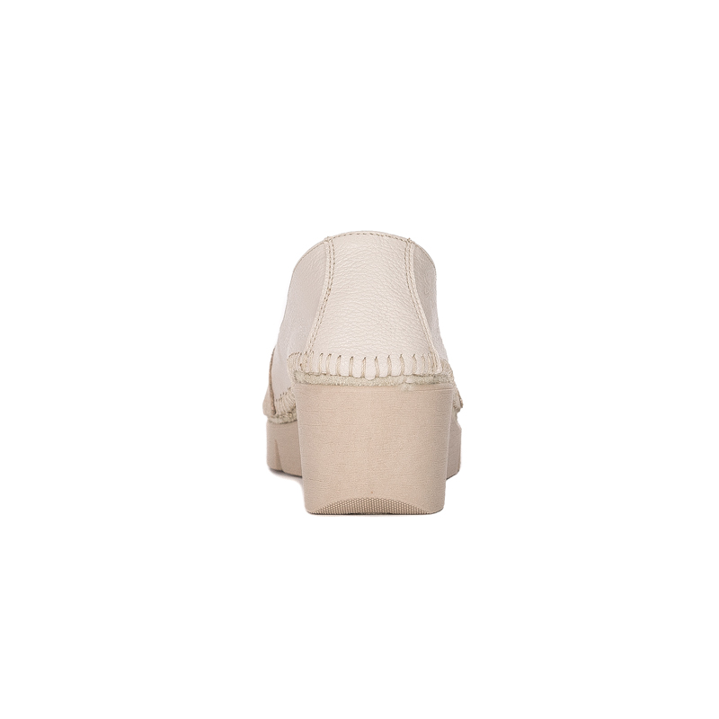 Maciejka 5814A-10/00-1 Beige Leather Low Shoes