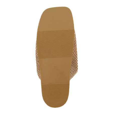 Laura Vita Women's Flip Flops Gold
