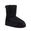 EMU Australia Women's Stinger Lo Flatform Black Ankle Boots