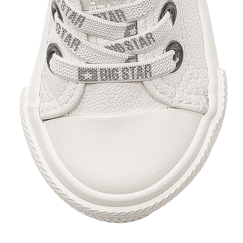 Big Star Trampki dziecięce niemowlęce White białe