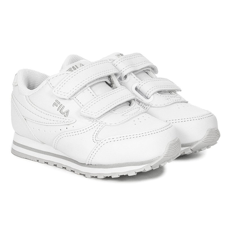 Fila Orbit Velcro Infants 1011080.84T White Gray Violet Sneakers