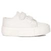 Big Star White baby sneakers with velcro