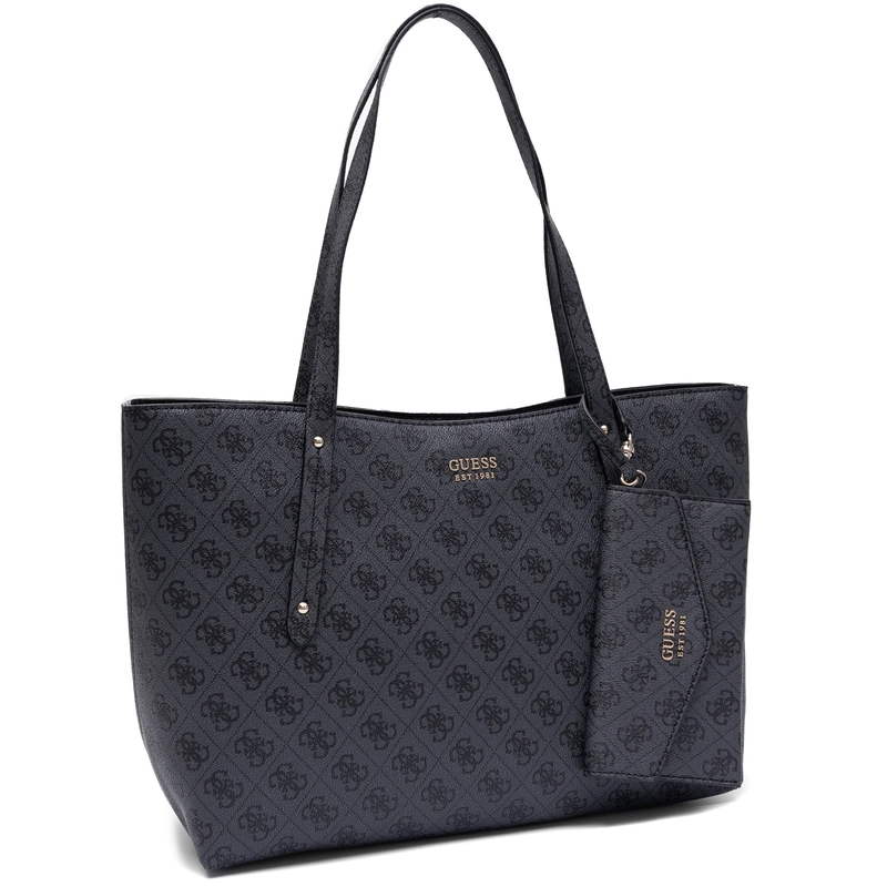 Guess Abey Classic Women's Tote Bag A4 With Pouch Black HWLG9648240-BLACK