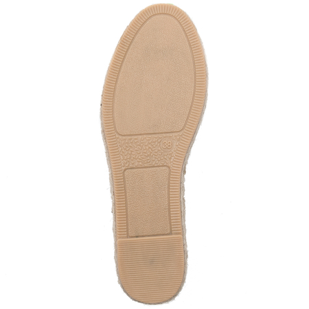 Big Star Espadryle damskie w kropki White Białe