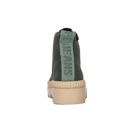 Botki damskie Pepe Jeans PLS50429 790 Grey Green Ascot Desert