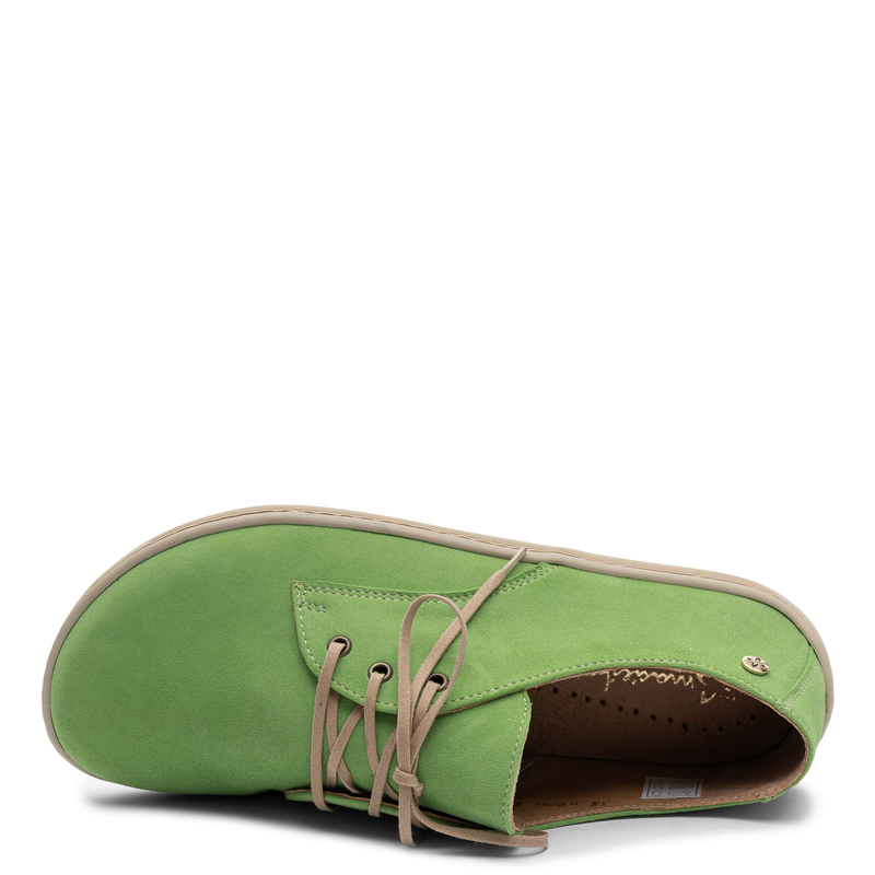 Maciejka Suede Lace-Up Sports Shoes Green 06900-09/00-1