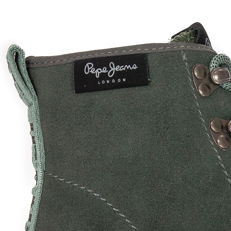 Trampki damskie Pepe Jeans PLS50429 790 Grey Green Ascot Desert