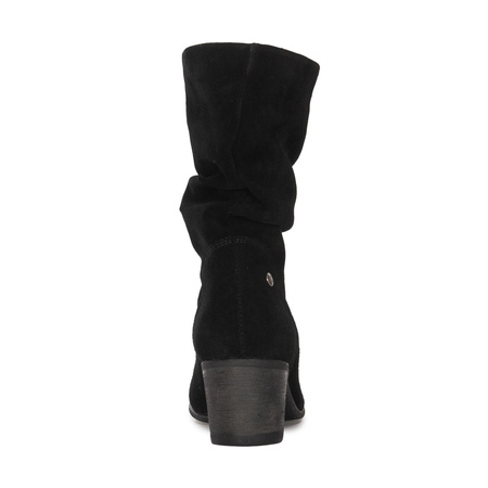Maciejka Women's Leather Velour Boots Black