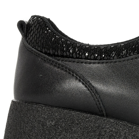 Sokolski GS J21-156 Black Flat Shoes