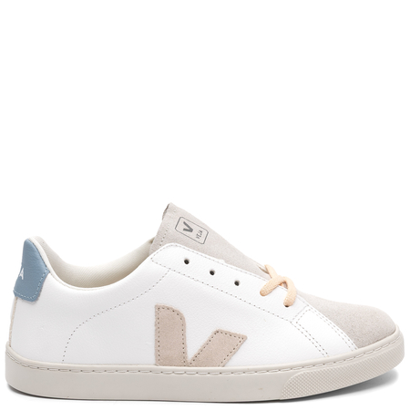 Veja Sneakersy damskie skórzane White Sable Steel białe