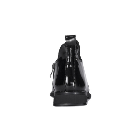 Filippo Women's Patent Leather Ankle Boots Black