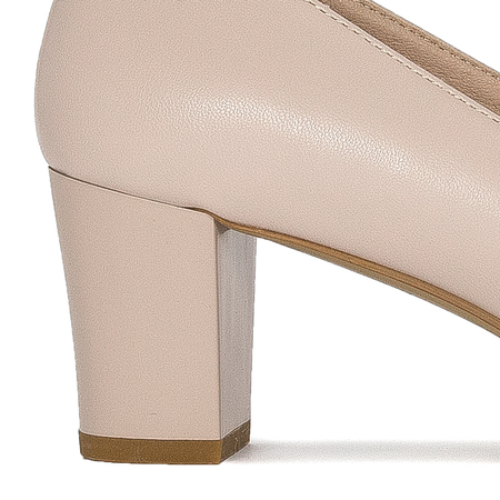 Sergio Leone PB177 Light Beige Pu Pumps