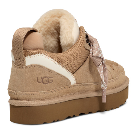 UGG Sneakersy Damskie Ocieplane Na Platformie W Lowmel Sand 1144032 SAN