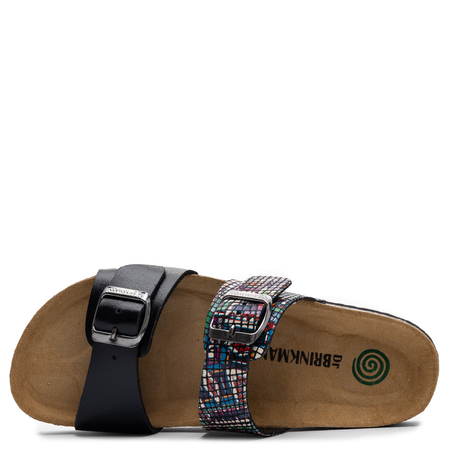 Dr. Brinkmann Klapki Damskie Profilowane Wielokolorowe 70067-01