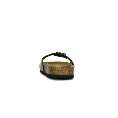 Pepe Jeans Klapki damskie Oban Ferrara W Black czarne lakierowane