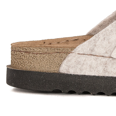 Inblu Kapcie klapki damskie Ice Beige beżowe