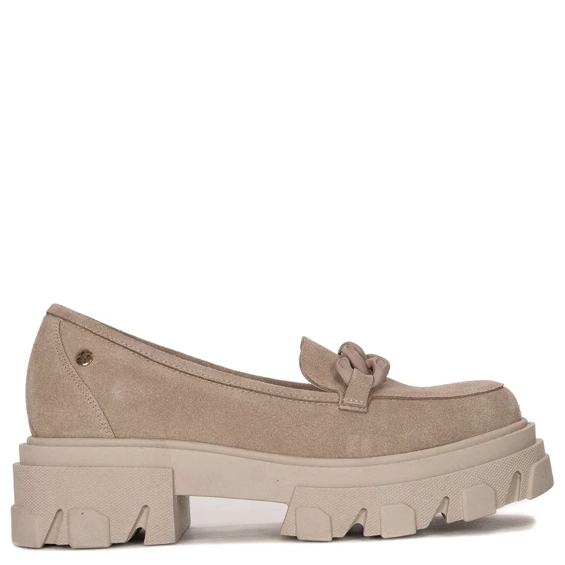 Maciejka Beige Flat Shoes