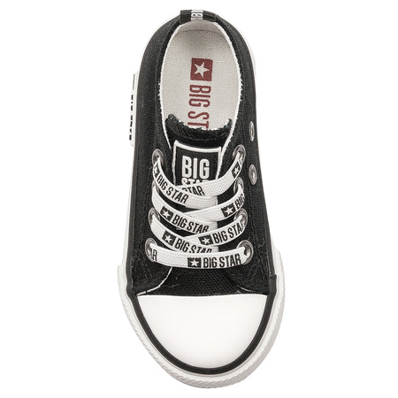 Big Star Trampki dziecięce chłopięce wsuwane Black czarne