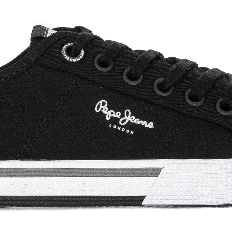 Pepe Jeans Trampki tenisówki męskie Brady Men Basic Black