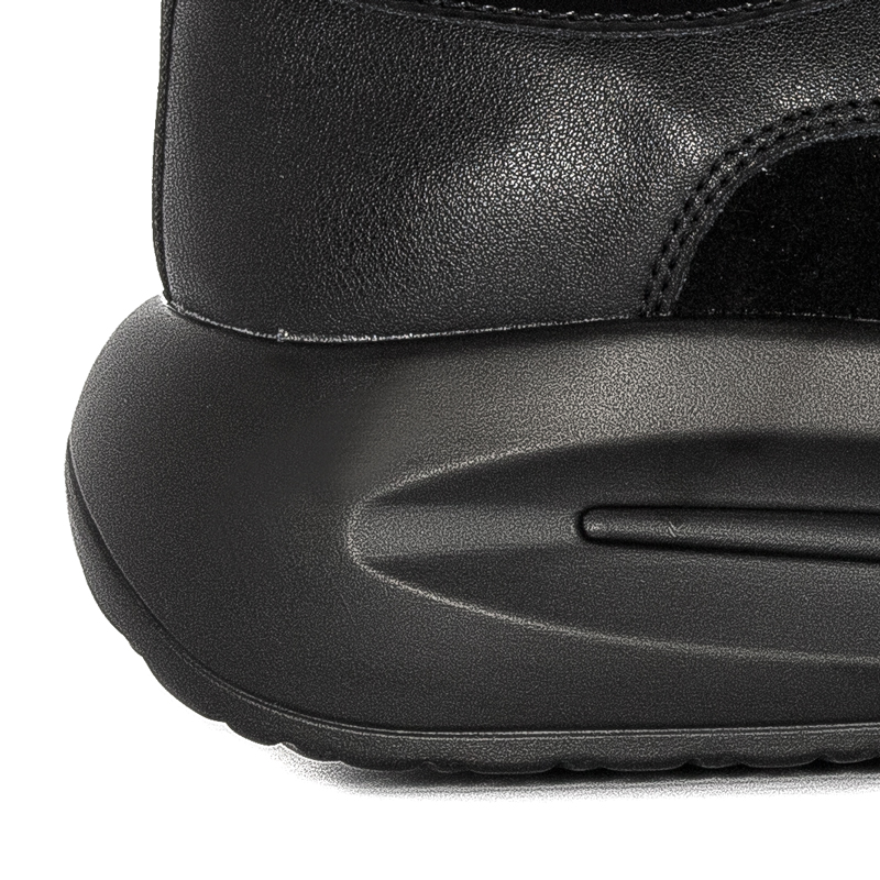 T.Sokolski Półbuty damskie sneakersy skórzane Black czarne