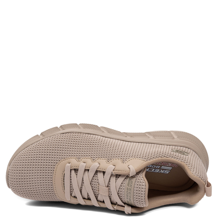 Skechers Bobs Squad Sneakersy na Platformie Beżowe 117346-NAT