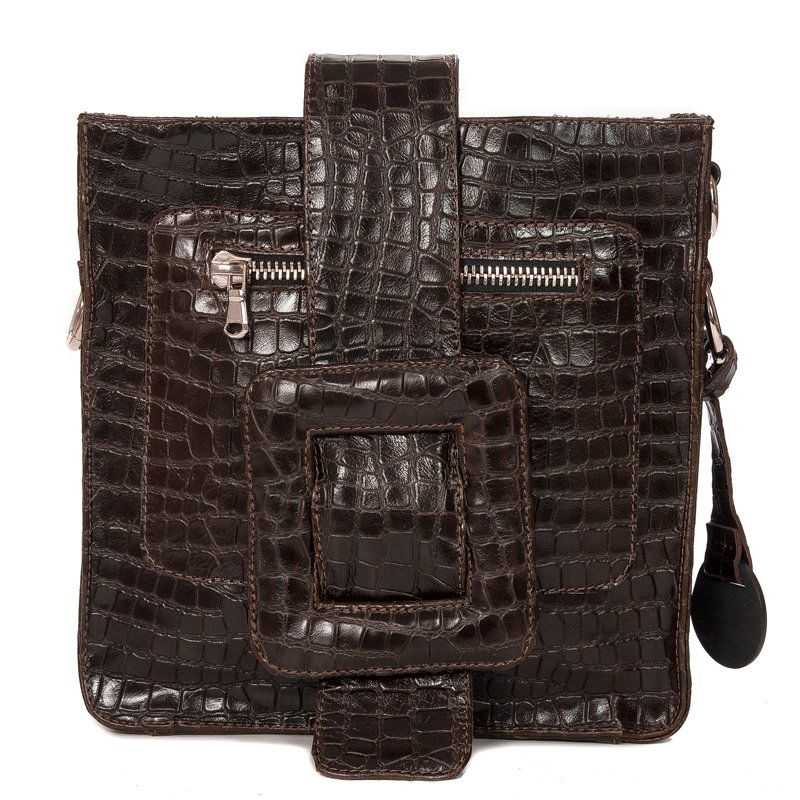 Torba Pilat Croco T06 Brązowa