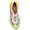 Maciejka Women's Leather Green Pink Sneakers