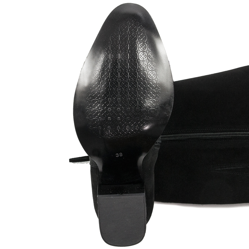 Maciejka 05774-01/00-6 Black Knee-High Boots