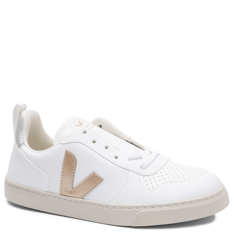 Veja Sneakersy damskie White Platine Silver białe