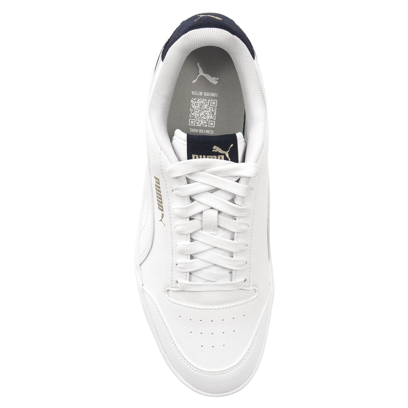 Puma Shuffle Sneakersy Białe Damskie