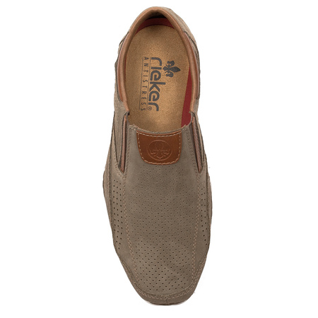 Rieker Men's Brown Slip-on Low Shoes