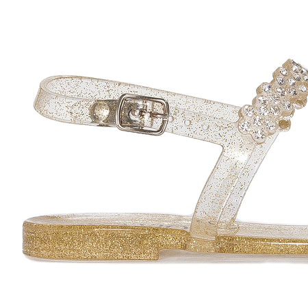 Sca'viola Women's Gold Sandals