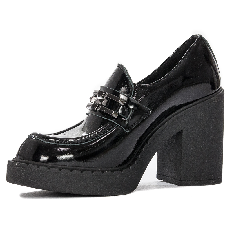 Lemar Women's leather black shoes