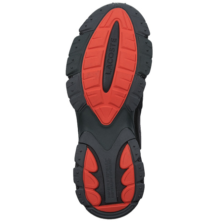 Lacoste Men's L003 Neo Tech 224 1 SMA BLK/ORG Black Orange Sneakers