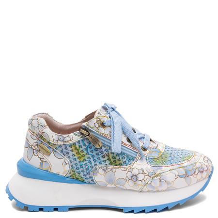 Laura Vita Tellao Leather Multi Blue Sneakers TELLAO-17-BLEU