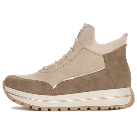 Rieker platform warned Beige Boots