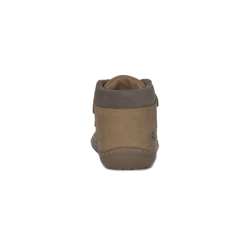 Primigi Botki dziecięce skórzane na rzepy Nubuck/Canyon//Camel brązowe