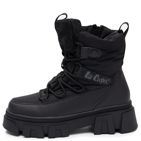 Lee Cooper Women's Winter Insulated Platform Ankle Boots Black LCJ-26-01-4628LA  HTML