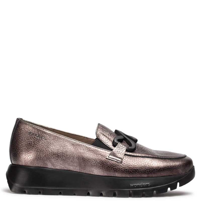 Wonders Women's Leather Half Shoes Elvin Plomo