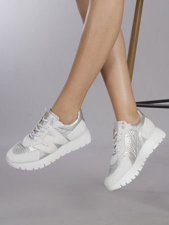 Wonders Sneakers Women's half shoes Trend V Blanco Plata