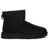 Botki UGG skórzane ocieplane W CLASSIC MINI II BLACK