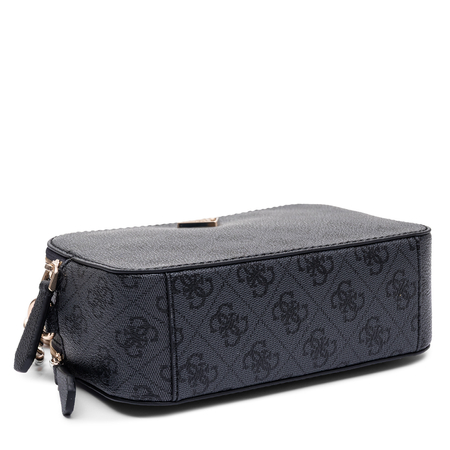 Guess Elegancka Listonoszka Monogram Torebka Crossbody Czarna HWBG9672140-COAL