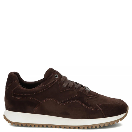 Filippo Skórzane Sneakersy Męskie Zamszowe Brązowe MP8276-26-D-BR