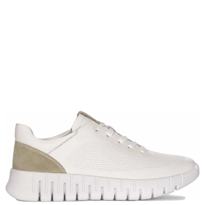 Filippo White Leather Sneakers