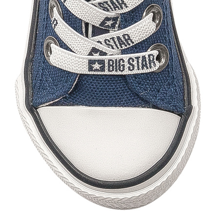 Big Star Trampki dziecięce niemowlęce Navy granatowe