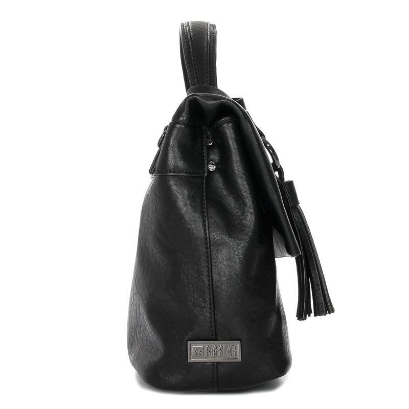 Black Big Star Black Bag