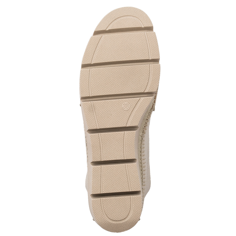 Maciejka 5814A-10/00-1 Beige Leather Low Shoes