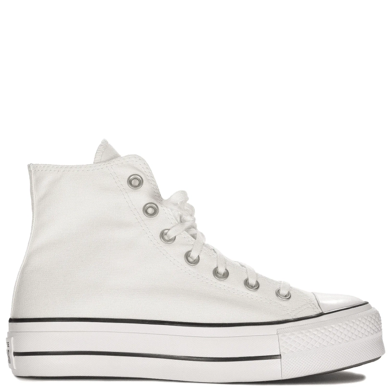Converse Women's White/Black/White Trainers