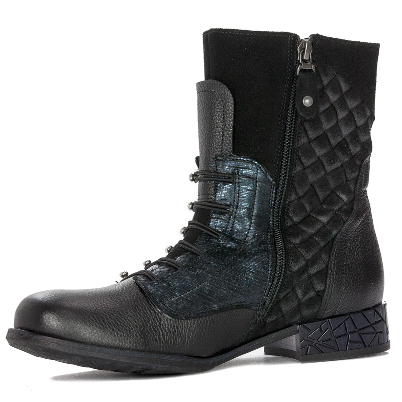 Maciejka 05582-01/00-7 Black Lace-Up Boots