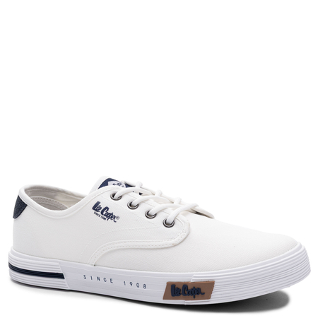 Lee Cooper Męskie Sneakersy Tenisówki Materiałowe Białe LCW-26-02-4086MC